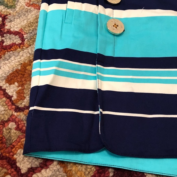 Julie Brown NYC Navy Blue Sailor Shorts Size 10 - Picture 4 of 8